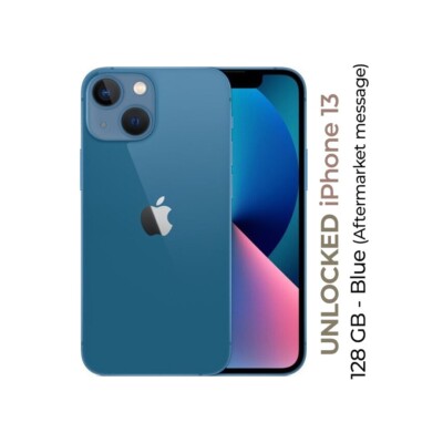 Apple iPhone 13 128GB Unlocked ISSUE (No Face ID + Aftermarket Display)