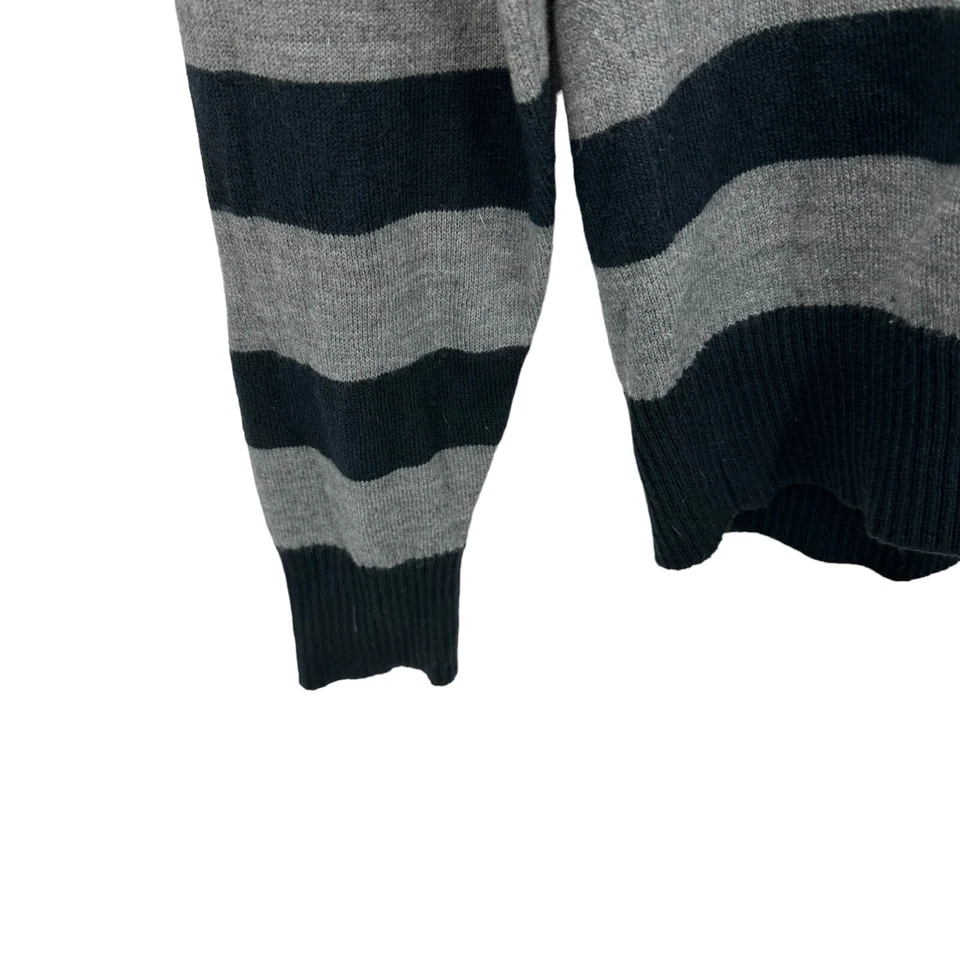 Paper Denim & Cloth Mens V Neck Acrylic Sweater Size Medium Long Sleeve Striped - Image 4 of 4