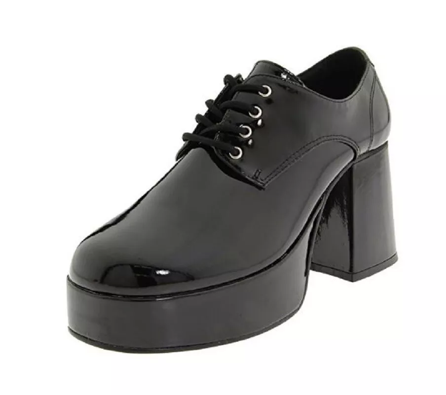 White platform hotsell disco shoes