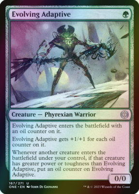 MTG Evolving Adaptive Foil ** Phyrexia: All Will Be One ** English (NM)