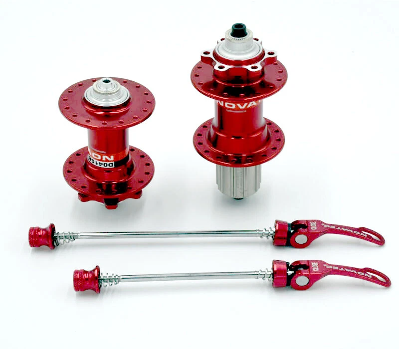 NOVATEC D041/D042SB Bicycle Hubs 4 Bearings Disc brake MTB Hub 28/32H - Image 4 of 4