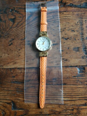 Embassy Quartz Ladies Watch EM3581L MOP Face Silver Tone 