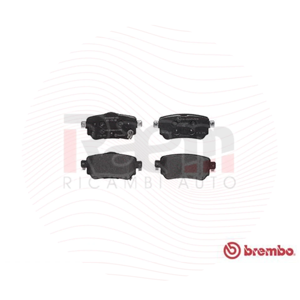 Set Plaquettes Frein Arrière pour Nissan Qashqai II Et Renault Kadjar - (Brembo) - Photo 3/4