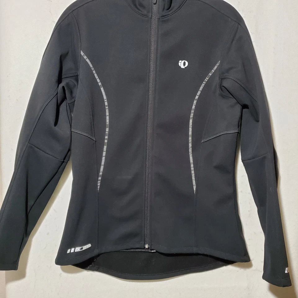 Chaqueta Pearl Izumi para mujer grande negra Softshell Pro Series cremallera completa IQ polar  Foto 2 de 4