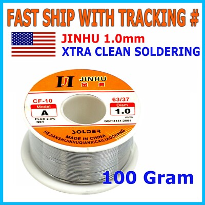 100g 63/37 Tin Rosin Core Solder Wire For Electrical Soldering Sn60 Flux 1.0mm