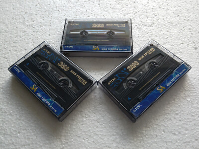 3x TDK SA 90 MC Kassette Cassette NEU nur ohne Folie