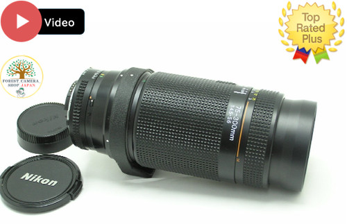 【MINT w/Caps】Nikon AF Nikkor 75-300mm f/4.5-5.6 Zoom Telephoto Lens From Japan