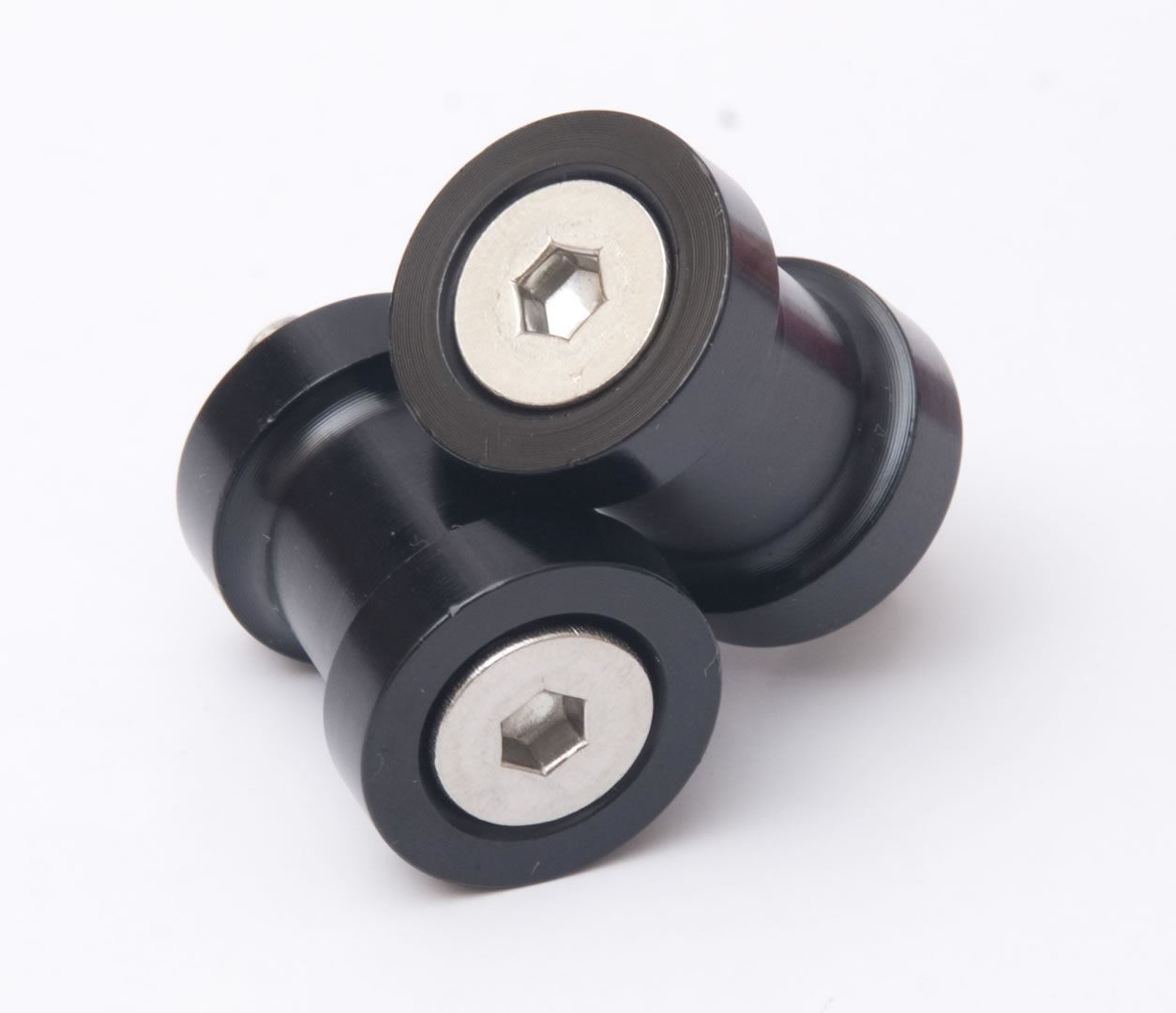 R&G Paddock Stand Bobbins M10 Black Kawasaki ZX12-R 2000 - 2006