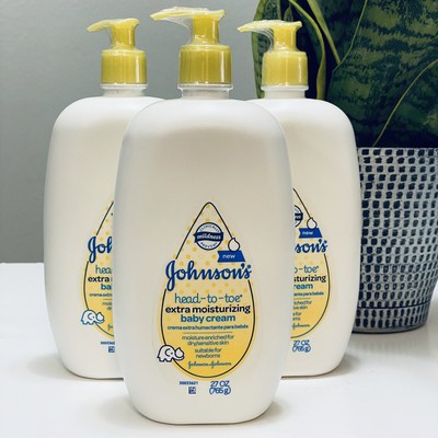 johnson's extra moisturizing baby cream