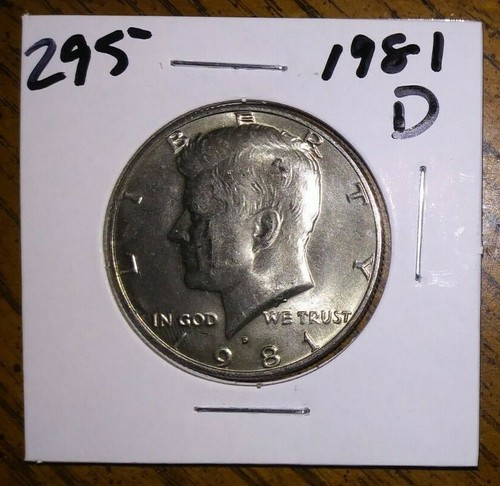 1981 D Mint Kennedy Half Dollar Coin Lot 295 Ebay 1981 D Mint Kennedy Half Dollar Coin Lot 295 Ebay