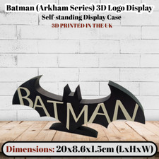 Decorative, Self Standing  BATMAN ARKHAM SERIES 3D Printed Logo Display