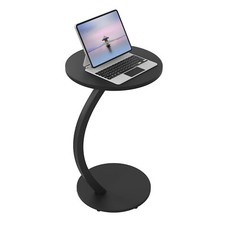 Beistelltisch C Form Couchtisch rund Sofatisch Kaffeetisch #3531