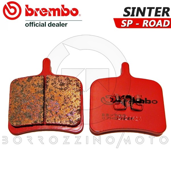 BremsbelÄGe Hinten Brembo Rot Sinter 07HD08SP Buell 1125 Cr 2009-image