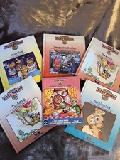 Teddy Ruxpin Lot of 6 Story Books from Worlds of Wonder Quaker Oats too cute SEE