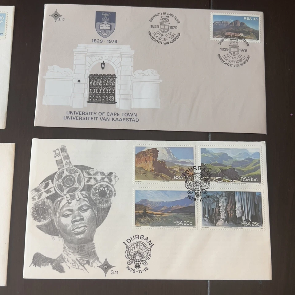 1970-1980-е RSA РЕСПУБЛИКА ЮЖНАЯ АФРИКА ЛОТ НОВЫХ Б/У ОБЛОЖЕК И ОТКРЫТОК - Изображение 4 из 4