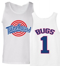 BUGS BUNNY Space Jam Tunesquad Tune Squad jersey Halloween Costume TANK-TOP