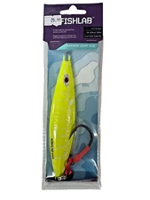 FISH LAB CLSP-300-GG 300 GRAM CARNADA LEAF SLOW PITCH JIG GLOW GREEN