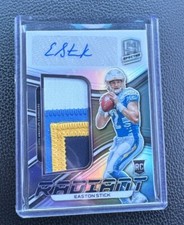 2019 Spectra Radiant Signatures Easton Stick /199 RPA Rookie Patch Auto RC