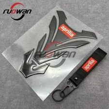 For Aprilia Motorcycle Carbon Fiber Fuel Tank Pad Cover Protector Decal Stickers