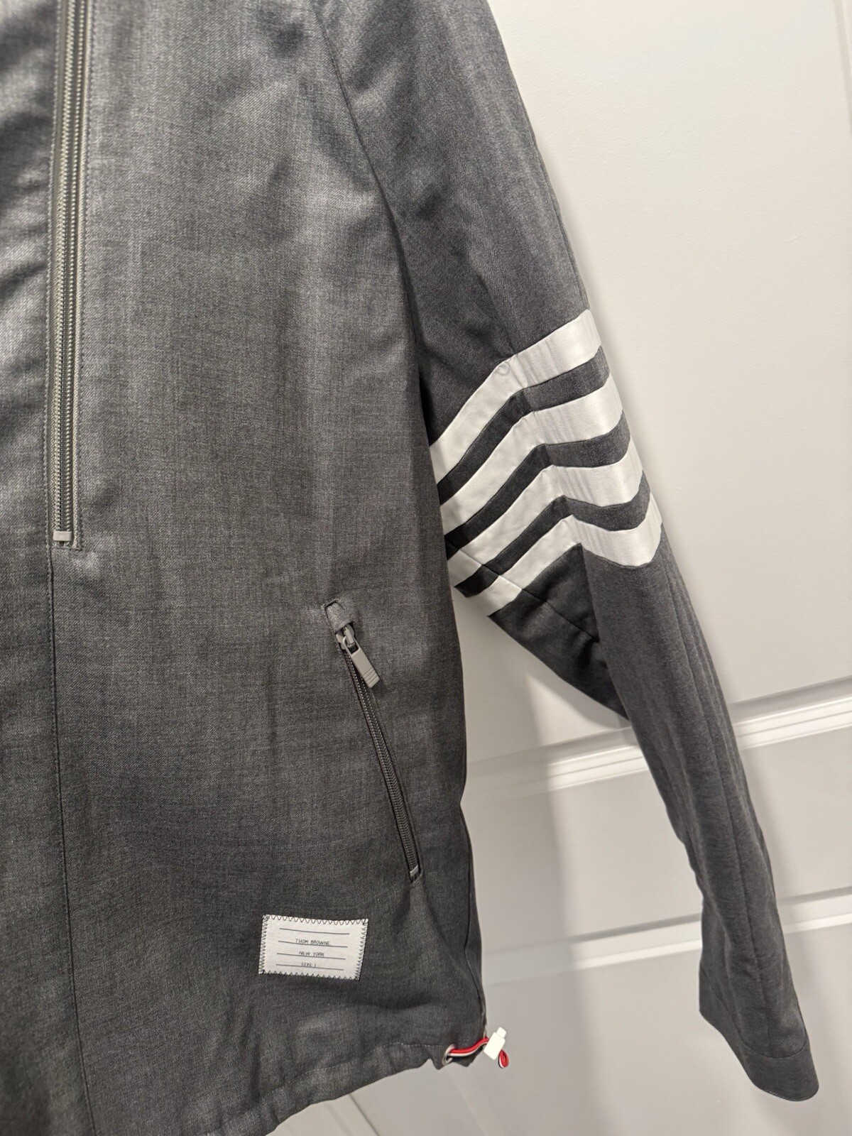 Thom Browne Mens Double-Zip Raglan Jacket Size 1 (Small) NWT $1725 MSRP image 9