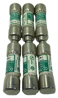 Bussmann FNQ-R-10 600 V AC 10 A Class CC Time-Delay Current-Limiting Fuses