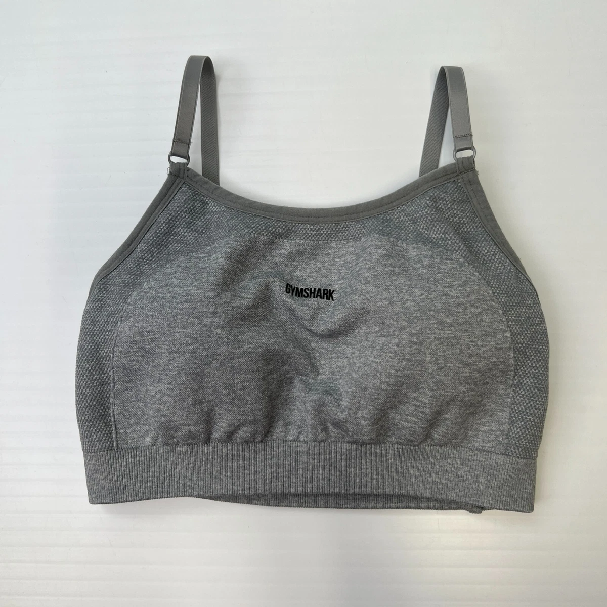 Gymshark Sports Bra Women Extra Small Top Run Gym Yoga Spell Out Logo  Cruise +