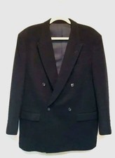ISSEY MIYAKE Double-breasted Jacket Black Size M From Japan