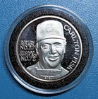 Carlton Fisk 1 oz .999 Silver Medal Limited Edition #0840 White Sox-Red Sox HOF