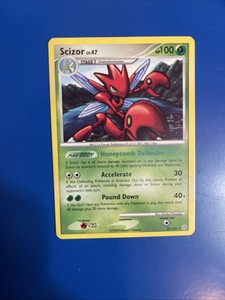 Rare Pokemon Card 2008 Stormfront - Scizor 25/100