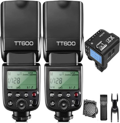 TT600 Flash Bundle with X2T-C Trigger - 2.4G Wireless X System, High-Speed Sync 