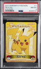 2023 MARUMIYA POKEMON STICKERS #11 PIKACHU PSA 8