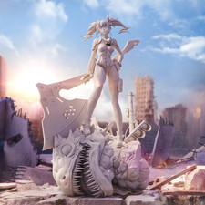 Mecha Cadet Warrior modello in resina 3D – fan art da assemblare e dipingere