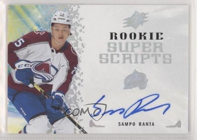 2021-22 SPx Rookie Superscripts Sampo Ranta #RSS-SR Auto RC 0il7