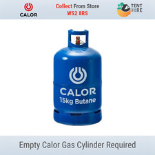 CARAVAN NEW FULL 15 KG 15KG CALOR GAS LPG BUTANE BOTTLE REFILL EMPTY REQUIRED
