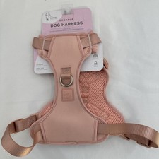 Doghaus Dog Harness LARGE (33-55lb) Salmon Pink Neoprene Mesh Adjustable Durable
