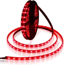 ALITOVE 16.4Ft 5050 SMD Red LED Flexible Strip Ribbon Light 5M 300 Leds Waterpro