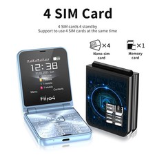 Unlocked SERVO 4 SIM Card Flip Foldable Mobile GSM Dial Cell Phones Magic Voice
