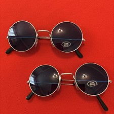 John Lennon Style Sunglasses Ozzy Osbourne Hippy 70's 80's Fancy Dress Glasses