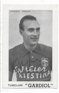 CYCLISME TOUR DE FRANCE autographe de SERGIO MAGGINI WIELER TRIESTINA GARDIOL