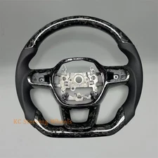 Custom Forged Carbon Fiber Leather Steering Wheel for 2022-2025 Honda Civic