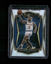 2020-21 Panini Select #172 Immanuel Quickley Silver Prizms