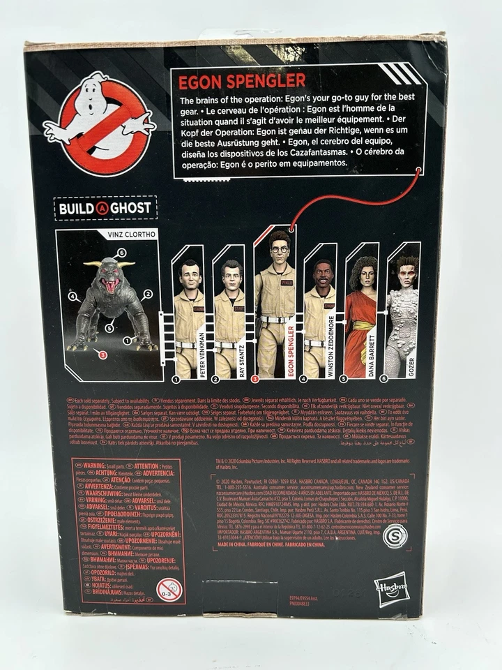 Экшн-фигурка Hasbro Ghostbusters серия Plasma BAF EGON SPENGLER 6 дюймов новая в коробке - Изображение 2 из 4