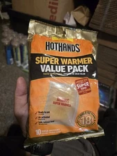 HotHands Body & Hand Super Warmers Lasts 18 Hours Per Warmer 10 Pack New
