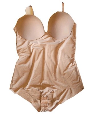 ASSETS by SPANX Women's 1X  Flawless Shaping Bodysuit Snap Wireless 