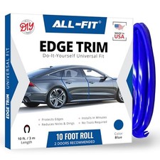 Car Door Edge Protector Universal DIY Edge Trim to Prevent Scratches Blue