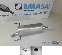 Imasaf ESD Auspuff Endtopf+Anbauteile für Opel Astra H 1.4+1.6+GTC+16V 66/77KW