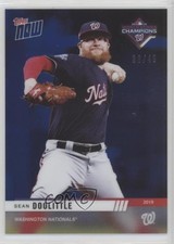 2019 Topps Now World Series Champions Blue Chrome 36/49 Sean Doolittle 1cc7