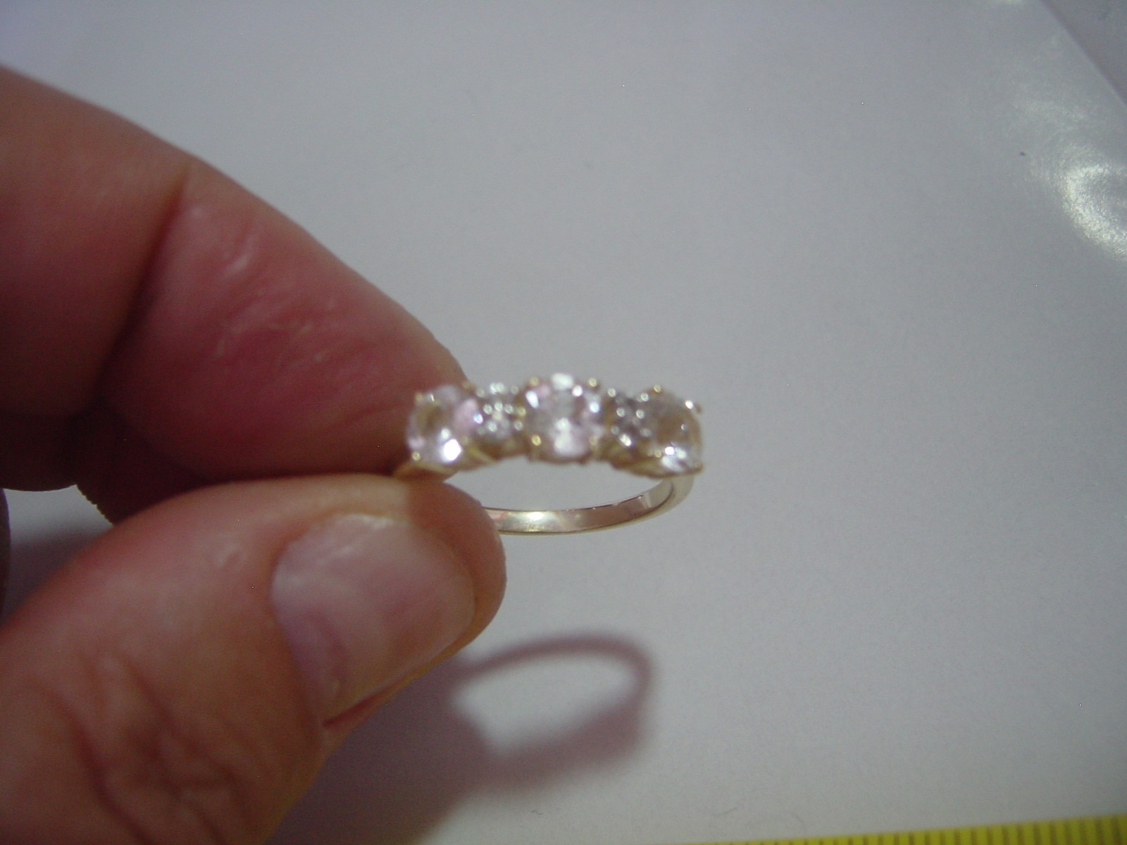 SOLID SILVER SUPERB QUALITY NATURAL WHITE TOPAZ &… - image 11