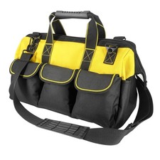 16-inch Tool bag with non-slip feet adjustable shoulder strap 14 functional i...