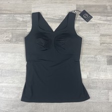 Evelyn and Bobbie Womens Medium The Smoothing Bra Cami Black